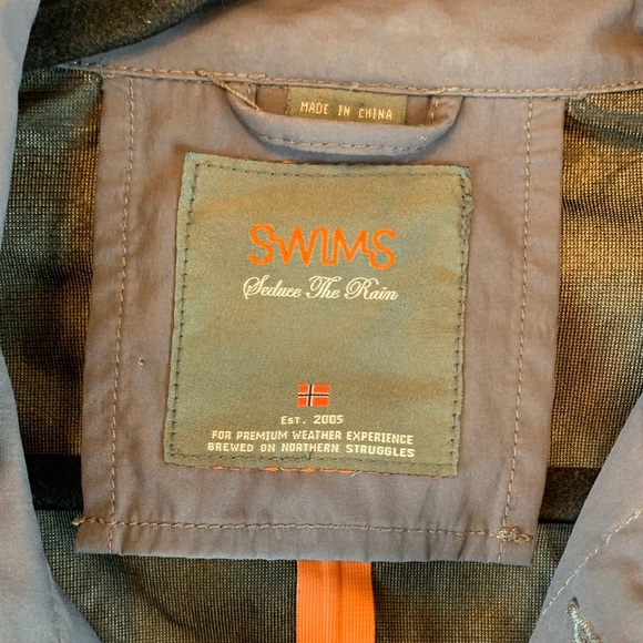 Swims women’s raincoat sz M long button down spring fall preppy career work - Picture 2 of 9